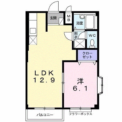 エルディム茂作 101【管理NO：1-004108301-01010】 ★家具家電は申し込み後に搬入します★ ★2026年10月中旬入居可能★の外観画像