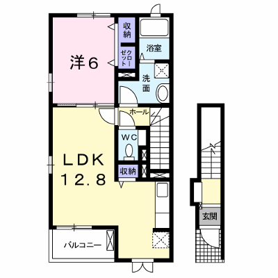 レフィナードⅢ 201【管理NO：1-023259201-02010】 ★家具家電は申し込み後に搬入します★ ★2026年10月下旬入居可能★の外観画像
