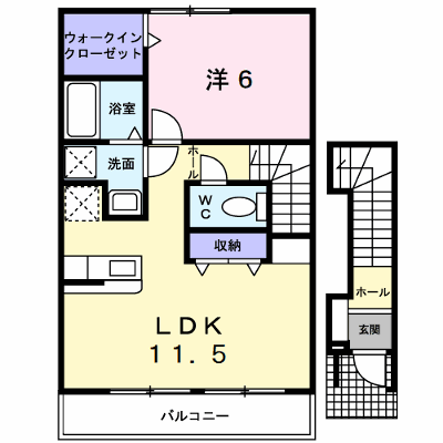 ブルックリンパークⅡ 202【管理NO：1-013205201-02020】 ★家具家電は申し込み後に搬入します★ ★2026年10月中旬入居可能★の外観画像