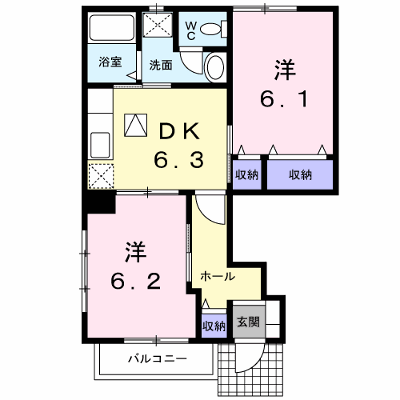 ネオサンリットＢ 101【管理NO：1-012601502-01010】 ★家具家電は申し込み後に搬入します★ ★2026年10月下旬入居可能★の外観画像