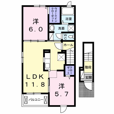 セレッソ入輪戸Ⅰ 201【管理NO：1-022611201-02010】 ★家具家電は申し込み後に搬入します★ ★2026年10月上旬入居可能★の外観画像