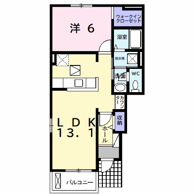 コンフォルターブルＢ 101【管理NO：1-019890902-01010】 ★家具家電は申し込み後に搬入します★ ★2026年10月中旬入居可能★の外観画像