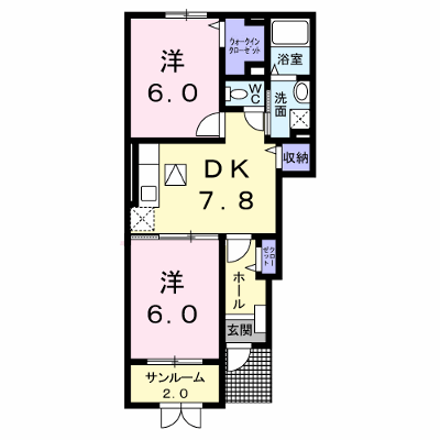 クレール 104【管理NO：1-018201501-01040】 ★家具家電は申し込み後に搬入します★の外観画像