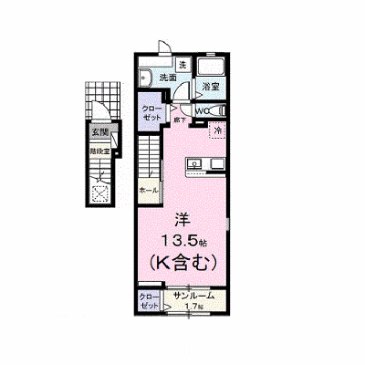 ルーセンス 201【管理NO：1-028148901-02010】 ★家具家電は申し込み後に搬入します★ ★2026年10月中旬入居可能★の外観画像