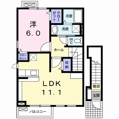 サンフラワー　Ａ 201【管理NO：1-015712101-02010】 ★家具家電は申し込み後に搬入します★ ★2026年11月中旬入居可能★の外観画像