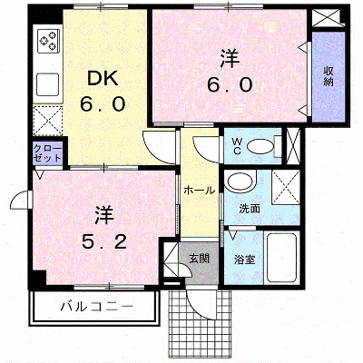 クラール　Ｃ 101【管理NO：1-012854701-01010】 ★家具家電は申し込み後に搬入します★ ★2026年10月中旬入居可能★の外観画像