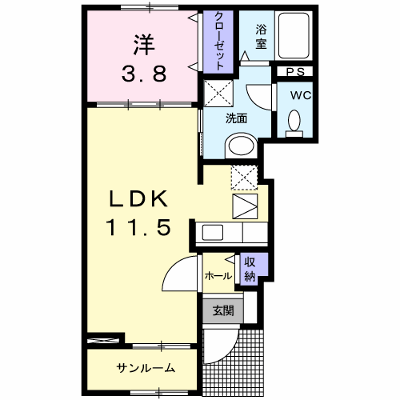 クラール 103【管理NO：1-015224601-01030】 ★家具家電は申し込み後に搬入します★ ★2026年10月下旬入居可能★の外観画像