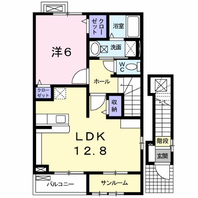 レジデンス・アクアⅠ 203【管理NO：1-015133701-02030】 ★家具家電は申し込み後に搬入します★ ★2026年09月下旬入居可能★の外観画像