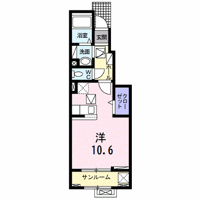 ルヴェ　ソン　ヴェール 104【管理NO：1-028524201-01040】 ★家具家電は申し込み後に搬入します★ ★2027年02月上旬入居可能★の外観画像