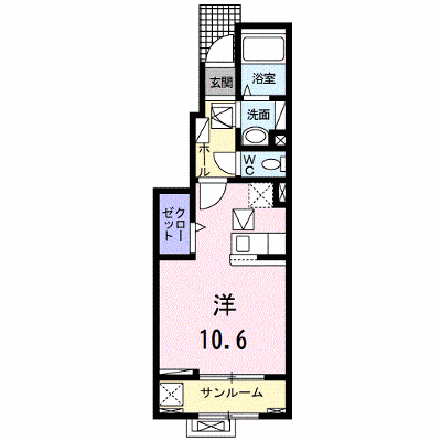 ルヴェ　ソン　ヴェール 103【管理NO：1-028524201-01030】 ★家具家電は申し込み後に搬入します★ ★2027年02月上旬入居可能★の外観画像