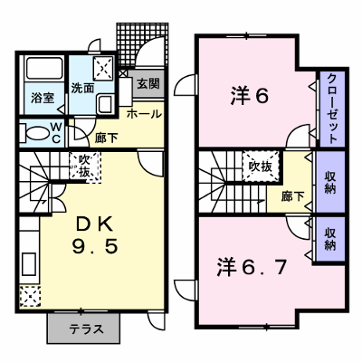 ヴィラ・アヴェニュ－Ⅰ 103【管理NO：1-010413301-01030】 ★家具家電は申し込み後に搬入します★ ★2026年10月中旬入居可能★の外観画像