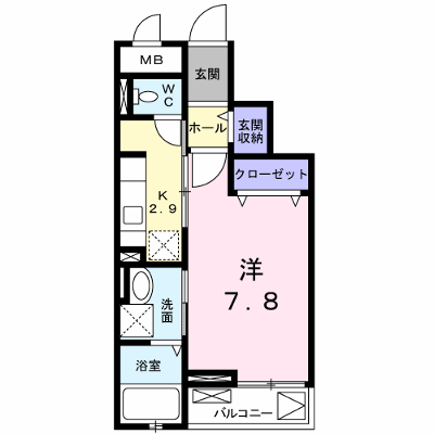 ラヴィダフェリス 303【管理NO：1-016690901-03030】 ★家具家電は申し込み後に搬入します★ ★2026年10月中旬入居可能★の外観画像