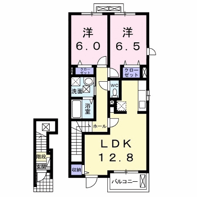 リアドⅠ 203【管理NO：1-015000101-02030】 ★家具家電は申し込み後に搬入します★ ★2026年10月下旬入居可能★の外観画像