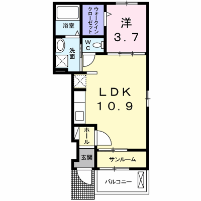 アンジュー 103【管理NO：1-017851801-01030】 ★家具家電は申し込み後に搬入します★ ★2026年11月中旬入居可能★の外観画像