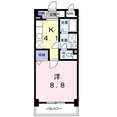 緑富舘 102【管理NO：1-011304001-01020】 ★家具家電は申し込み後に搬入します★ ★2026年10月上旬入居可能★の外観画像
