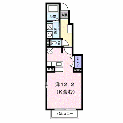 フォンターナ 104【管理NO：1-012648001-01040】 ★家具家電は申し込み後に搬入します★ ★2026年10月中旬入居可能★の外観画像
