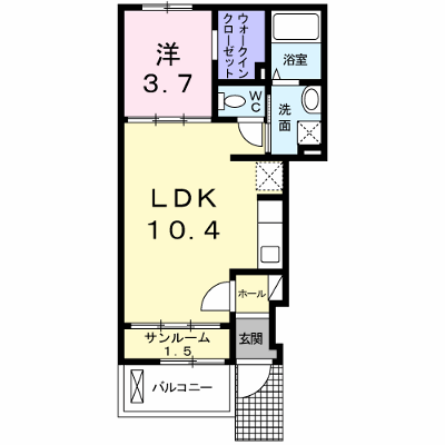 マーク・ピュア 103【管理NO：1-017411601-01030】 ★家具家電は申し込み後に搬入します★ ★2026年10月下旬入居可能★の外観画像