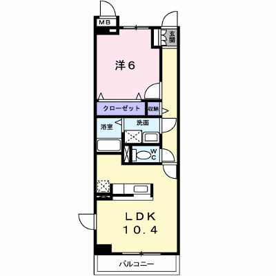 ローズパティオ 308【管理NO：1-016656601-03070】 ★家具家電は申し込み後に搬入します★ ★2026年10月下旬入居可能★の外観画像