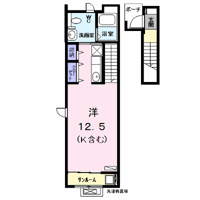 サイプレス 202【管理NO：1-022842201-02020】 ★家具家電は申し込み後に搬入します★ ★2026年10月上旬入居可能★の外観画像