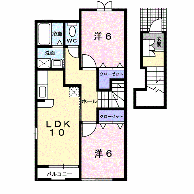 ザ・クインテッドⅡ 202【管理NO：1-013782001-02020】 ★家具家電は申し込み後に搬入します★の外観画像
