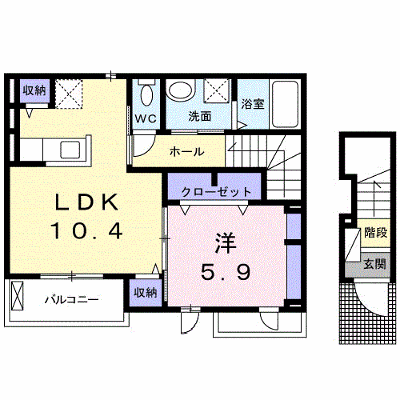 ノーベルメゾン　セドレ 201【管理NO：1-025412101-02010】 ★家具家電は申し込み後に搬入します★ ★2026年10月中旬入居可能★の外観画像