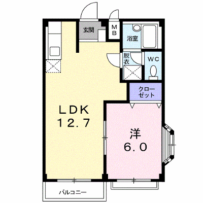 エルディムヤマダ 101【管理NO：1-002246501-01010】 ★家具家電は申し込み後に搬入します★ ★2026年11月中旬入居可能★の外観画像