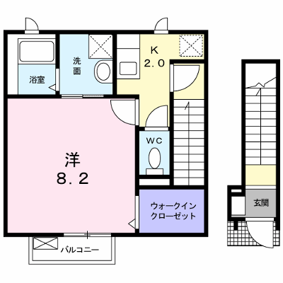 ディア　イースト 202【管理NO：1-016224701-02020】 ★家具家電は申し込み後に搬入します★ ★2026年12月中旬入居可能★の外観画像