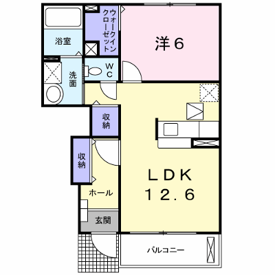 ブリッサＣ 102【管理NO：1-014375103-01020】 ★家具家電は申し込み後に搬入します★ ★2026年11月中旬入居可能★の外観画像