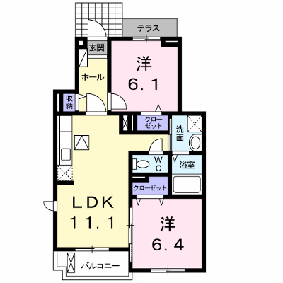 ラ　メゾン　ゴルディーニⅡ 103【管理NO：1-017774002-01030】 ★家具家電は申し込み後に搬入します★ ★2026年10月下旬入居可能★の外観画像