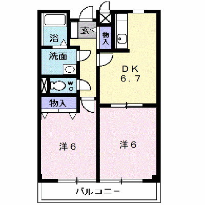 ジョイフル　Ⅰ 202【管理NO：1-010058501-02020】 ★家具家電は申し込み後に搬入します★ ★2026年10月上旬入居可能★の外観画像