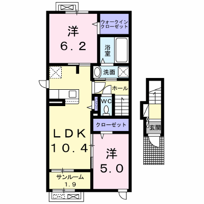 プラシード緑町ⅢＢ 201【管理NO：1-025146501-02010】 ★家具家電は申し込み後に搬入します★ ★2026年10月中旬入居可能★の外観画像