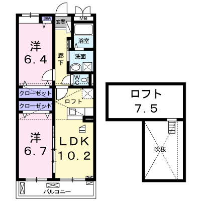 Ｒｉｒｉａ　Ⅶ６ 304【管理NO：1-021621901-03040】 ★家具家電は申し込み後に搬入します★ ★2026年10月下旬入居可能★の外観画像