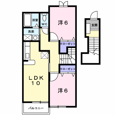 イーズパインヒルズ 202【管理NO：1-012820101-02020】 ★家具家電は申し込み後に搬入します★ ★2026年10月中旬入居可能★の外観画像