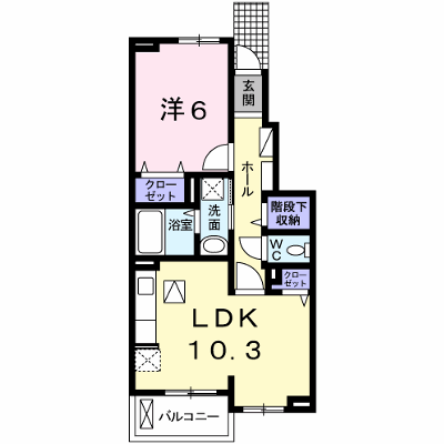 エスペランサ香寺 104【管理NO：1-021156501-01040】 ★家具家電は申し込み後に搬入します★ ★2026年11月中旬入居可能★の外観画像