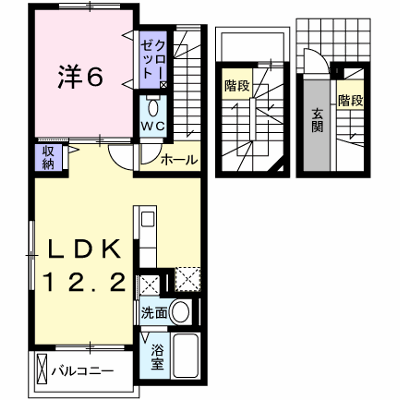Ｋ＆ＹⅢ 305【管理NO：1-019267401-03050】 ★家具家電は申し込み後に搬入します★の外観画像