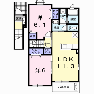 ファンターナ 201【管理NO：1-018473901-02010】 ★家具家電は申し込み後に搬入します★の外観画像