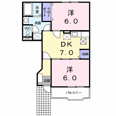 アサテラスⅠ 103【管理NO：1-012431501-01030】 ★家具家電は申し込み後に搬入します★ ★2026年10月中旬入居可能★の外観画像