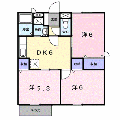 プレミ－ル加茂Ａ 101【管理NO：1-007515601-01010】 ★家具家電は申し込み後に搬入します★ ★2026年10月中旬入居可能★の外観画像