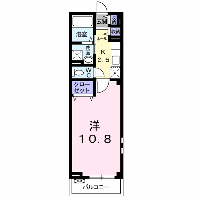 メゾン・アリナル 201【管理NO：1-015641401-02010】 ★家具家電は申し込み後に搬入します★の外観画像