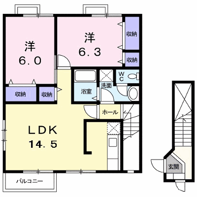 ハートフル鴨島　Ｂ 201【管理NO：1-011581502-02010】 ★家具家電は申し込み後に搬入します★ ★2026年10月中旬入居可能★の外観画像