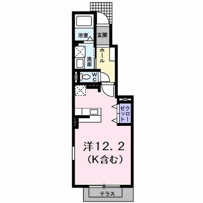 ブライトガーデン　Ａ 103【管理NO：1-014271901-01030】 ★家具家電は申し込み後に搬入します★ ★2026年11月中旬入居可能★の外観画像