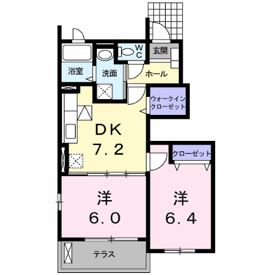 アンジュフランＢ 103【管理NO：1-015217702-01030】 ★家具家電は申し込み後に搬入します★ ★2026年10月下旬入居可能★の外観画像