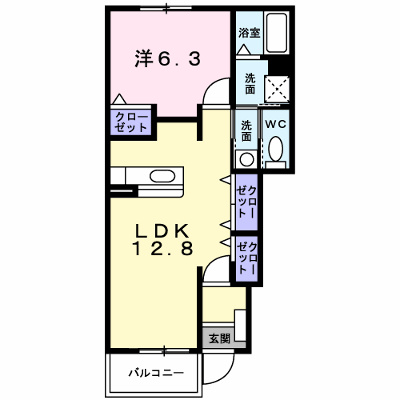 Ｓｅｒｅｎｏ　Ｕｎｏ　Ｂ 103【管理NO：1-013251502-01030】 ★家具家電は申し込み後に搬入します★ ★2026年10月中旬入居可能★の外観画像