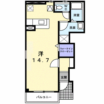 エピナール　ララＢ 101【管理NO：1-014113202-01010】 ★家具家電は申し込み後に搬入します★ ★2026年11月中旬入居可能★の外観画像