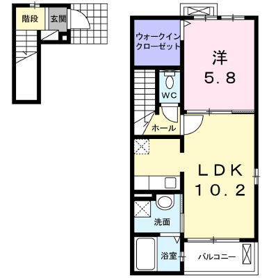 レジデンス・ロジェ 201【管理NO：1-017174101-02010】 ★家具家電は申し込み後に搬入します★ ★2026年10月下旬入居可能★の外観画像