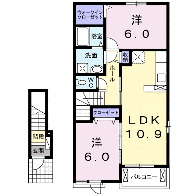 ブライト　ヒル　Ａ 202【管理NO：1-021890601-02020】 ★家具家電は申し込み後に搬入します★ ★2026年09月下旬入居可能★の外観画像