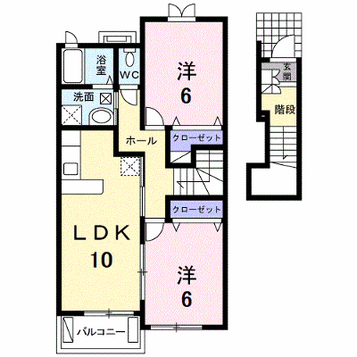 コスタ・ディアマンテ 202【管理NO：1-015139401-02020】 ★家具家電は申し込み後に搬入します★ ★2026年10月下旬入居可能★の外観画像