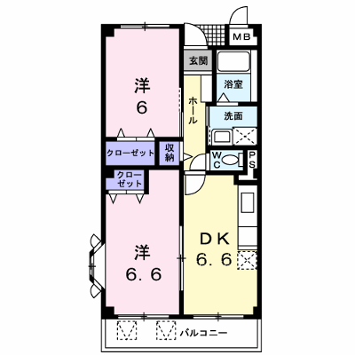 ビサイド・パル 203【管理NO：1-011078701-02030】 ★家具家電は申し込み後に搬入します★ ★2026年10月中旬入居可能★の外観画像