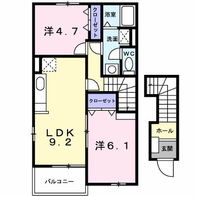 メゾングレイスＡ 201【管理NO：1-013441001-02010】 ★家具家電は申し込み後に搬入します★ ★2026年10月上旬入居可能★の外観画像