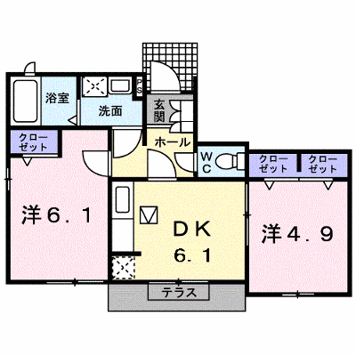 ヘリテージ赤松坂 103【管理NO：1-014629301-01030】 ★家具家電は申し込み後に搬入します★ ★2026年10月下旬入居可能★の外観画像